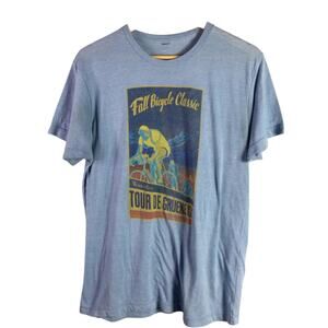 Fall Bicycle Classic Race Tour De Gruene XXXII Shirt Blue M